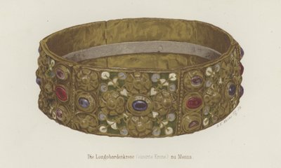 Lombardian rautakruunu (väri litho) tekijältä German School