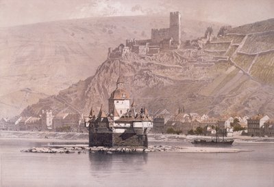 Pfalzgrafensteinin saaren linnoitus ja Schloss Gutenfels Kaubissa tekijältä German School