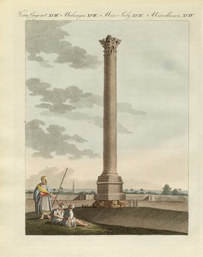 Pompeian pylväs (värillinen kaiverrus) tekijältä German School