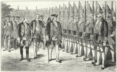 Potsdamer Riesengarde, keskimääräistä pitempien sotilaiden jalkaväkirykmentti Frederick William I:n Preussin armeijassa, 1700-luku tekijältä German School