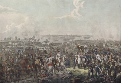 Schwarzenbergin prinssi toi liittoutuneiden hallitsijoille uutisia Leipzigin taistelun voitosta iltana 18. lokakuuta 1813 tekijältä German School