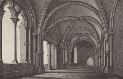 Maulbronnin luostarin aula, Baden-Württemberg, Saksa (kaiverrus) tekijältä German School