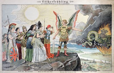 Euroopan ihmiset keväällä, 1896 tekijältä German School