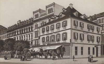 Teatterikahvila, Goldner Schild (litho) tekijältä German School