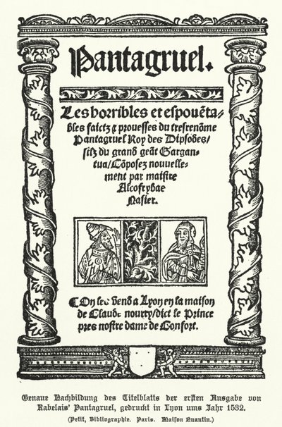 Ranskalaisen kirjailijan Francois Rabelais