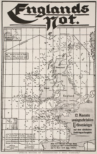 Kaksitoista kuukautta rajoittamatonta U-venesotaa, 1917-1919 tekijältä German School