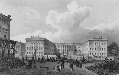 Yliopistorakennukset, Berliini (teräskaiverrus) tekijältä German School
