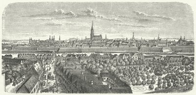 Wien 1600-luvun puolivälissä (kaiverrus) tekijältä German School