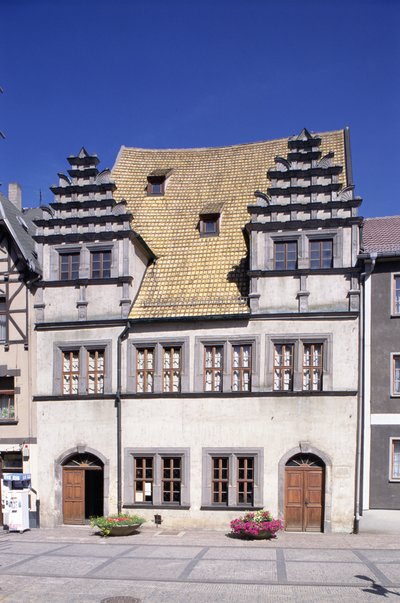 Näkymä Heinrich Schutzin talolle tekijältä German School