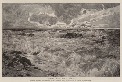 Waves, Einsamor Strand (litho) tekijältä German School