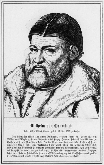 Wilhelm von Grumbach (kaiverrus) tekijältä German School