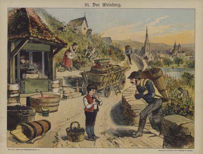 Viini (väri litho) tekijältä German School
