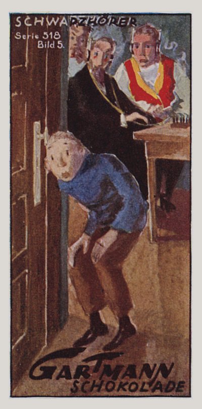 Langaton (värillinen litografia) tekijältä German School