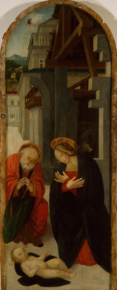 Adoração ao Menino Jesus (pintura)finlandês tekijältä Gerolamo Giovenone