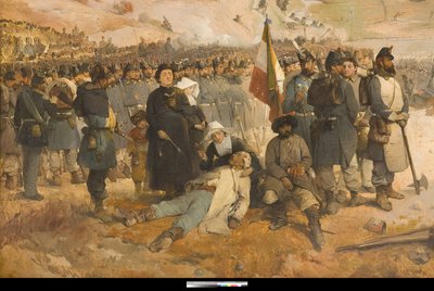 Tšernajan taistelu tekijältä Gerolamo Induno