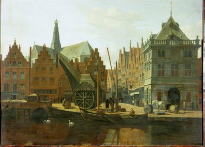 Der Hafen Haarlemissa tekijältä Gerrit Adriaensz Berckheyde