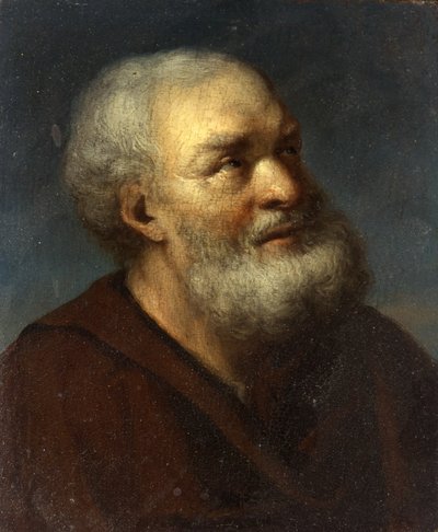 A Saint, n. 1650-1700 (öljy levylle) tekijältä Gerrit Dou
