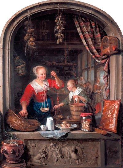 Ruokakauppa tekijältä Gerrit Dou