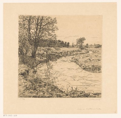 Hattemerbeekissä (alkuperäinen nimi esineessä) tekijältä Gerrit Haverkamp (signed by artist)