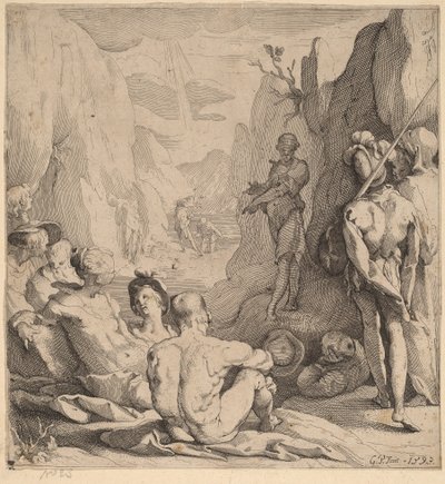 Johannes Kastaja, saarnaamassa tekijältä Gerrit Pietersz Sweelinck