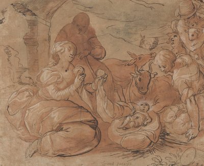 Paimenten palvonta, 1599. tekijältä Gerrit Pietersz Sweelink