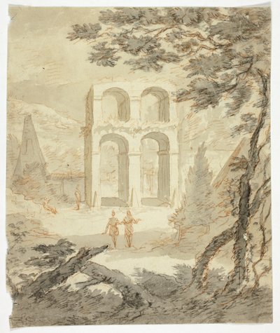 Figures Among Classical Ruins tekijältä Gerrit Rademaker