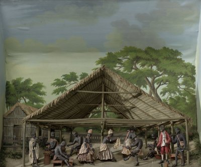 Diorama of a Du, Tanssijuhla istutuksella tekijältä Gerrit Schouten