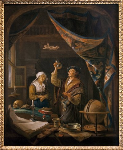 Lääkäri virtsassa. Gerard Dow