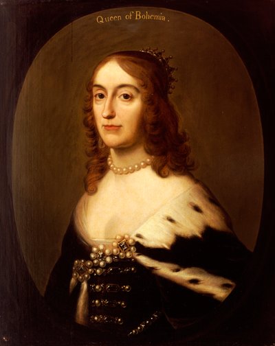 Muotokuva Elizabethista, Böömin kuningattaresta tekijältä Gerrit van Honthorst