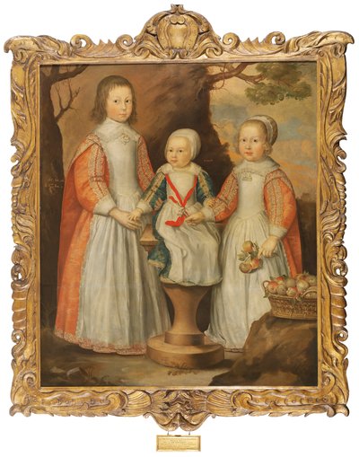 Muotokuva George Prestonin Holkerin kolmesta lapsesta, 1650 tekijältä Gerrit van Honthorst