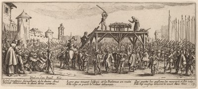 Pyörä tekijältä Gerrit van Schagen after Jacques Callot