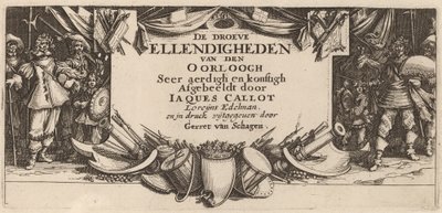Títol Pagefinnish tekijältä Gerrit van Schagen after Jacques Callot