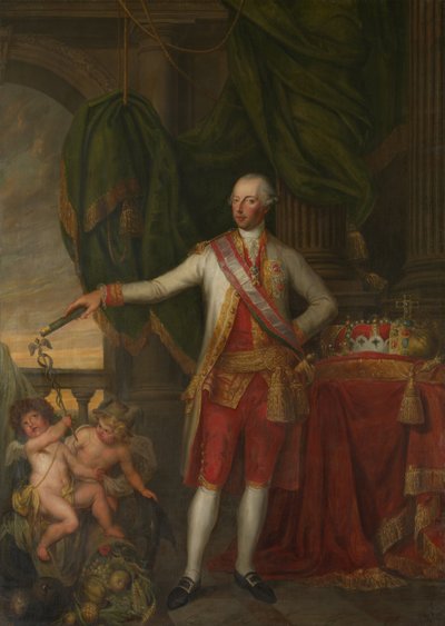 Keisari Joosef II:n muotokuva 1741-1790, 1700-luvun toinen puoli. tekijältä Gertrude Cornélie Marie de Pélichy