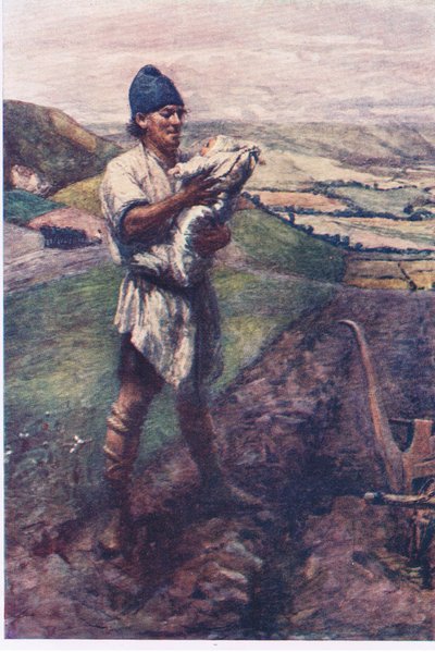"Pellon vaosta kyntäjä löysi sinut", George Harrap and Companyn julkaisija Tarinat Faerie Queenista tekijältä Gertrude E. Demain (after) Hammond