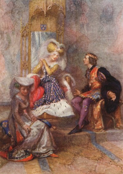 Shakespeare, Kuningas Henrik V (värilitro) tekijältä Gertrude E. Demain (after) Hammond