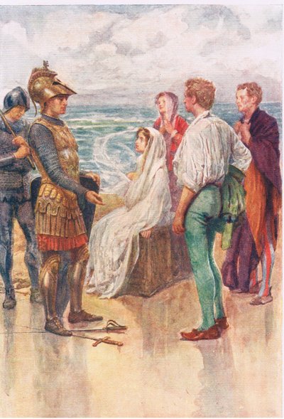 The Judgement of Artegall, Stories from the Faerie Queen, julkaisija George Harrap and Company tekijältä Gertrude E. Demain (after) Hammond