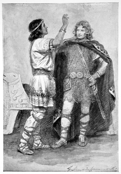 "Hereward ja Sigtryg", 1910. tekijältä Gertrude E Demain Hammond