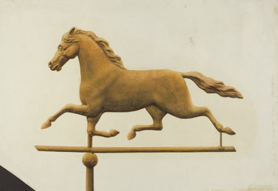 Veleta del cavall corrent, c. 1940. finlandès tekijältä Gertrude Koch