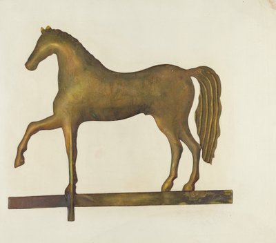 Weather Vane Horse, c. 1940. tekijältä Gertrude Koch