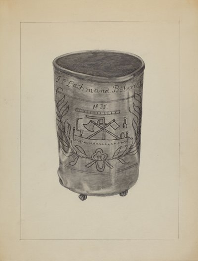 Pewter Beaker, c. 1936. tekijältä Gertrude Lemberg