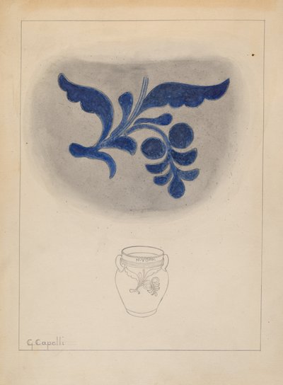 Jar, c. 1937. tekijältä Giacinto Capelli