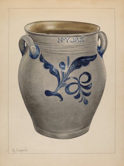 Jar, c. 1937. tekijältä Giacinto Capelli