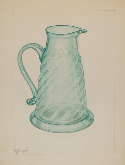 Melassikannu, n. 1937. tekijältä Giacinto Capelli