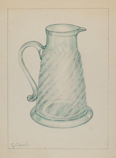 Melassikannu, n. 1937. tekijältä Giacinto Capelli