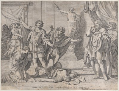 Virginian kuolema, 1630-80. tekijältä Giacinto Gimignani