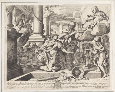 Keisari Augustus ja Tiburtine Sibyl tekijältä Giacomo Barri