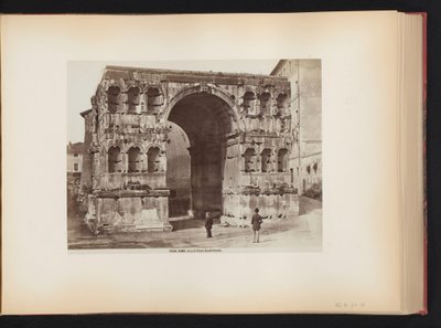 Arc de Janus a Roma, Itàlia Roma. Acabat Arco di Giano quadrifronte (títol sobre objecte). tekijältä Giacomo Brogi