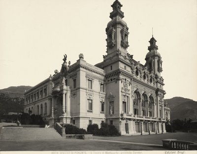 Montecarlo-teatterin ulkopuoli, Monaco tekijältä Giacomo Brogi