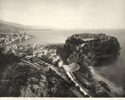 Panoraamanäkymä Monacoon tekijältä Giacomo Brogi