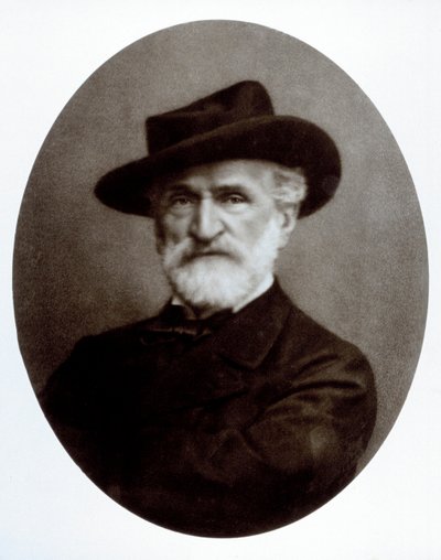 Giuseppe Verdin muotokuva tekijältä Giacomo Brogi